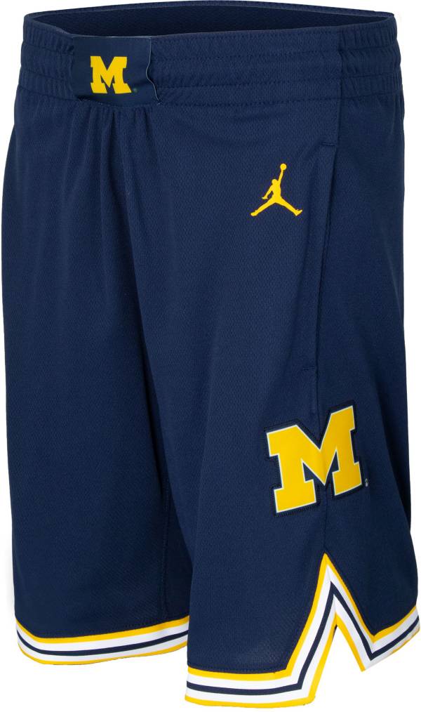 Jordan Youth Michigan Wolverines Blue Basketball Shorts product image