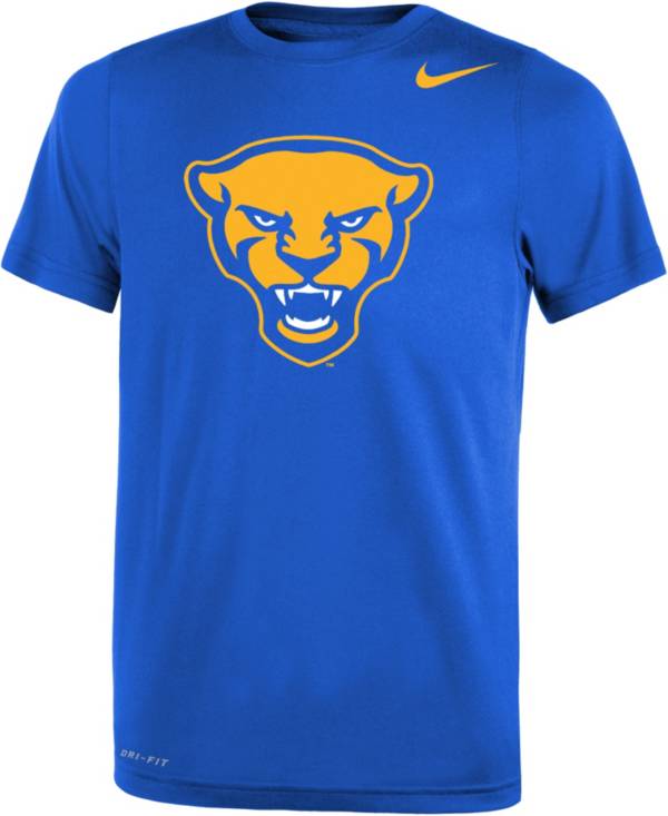Nike Youth Pitt Panthers Blue Panther Head Logo Dri-FIT Legend 2.0 T-Shirt product image