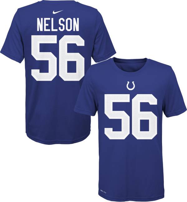 Nike Youth Indianapolis Colts Quenton Nelson #56 Logo Blue T-Shirt