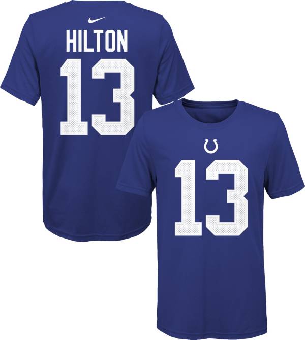 Nike Youth Indianapolis Colts T.Y. Hilton #13 Logo Blue T-Shirt