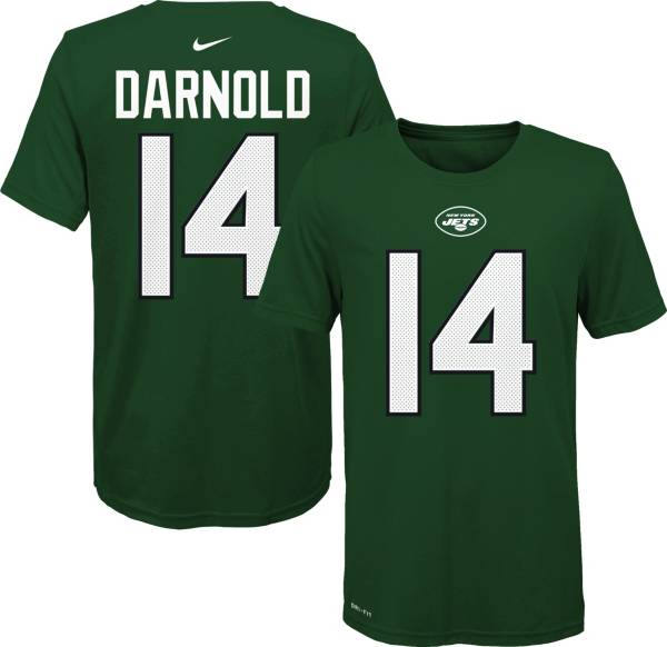 Nike Youth New York Jets Sam Darnold #14 Logo Green T-Shirt