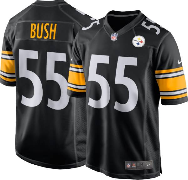 Nike Youth Pittsburgh Steelers Devin Bush #55 Black Game Jersey
