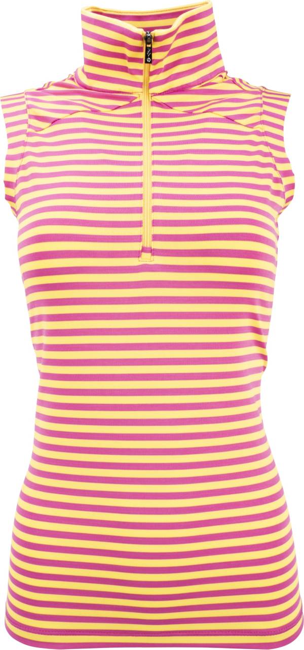 Nancy Lopez Women's Flight Sleeveless Golf Polo – Extended Sizes