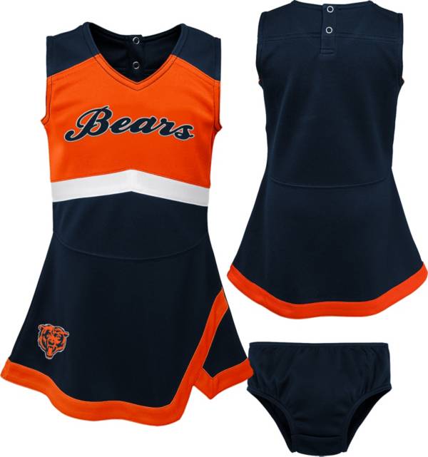 NFL Team Apparel Toddler Chicago Bears Cheer Jumper Dress