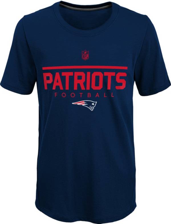 NFL Team Apparel Youth New England Patriots Ultra Navy T-Shirt