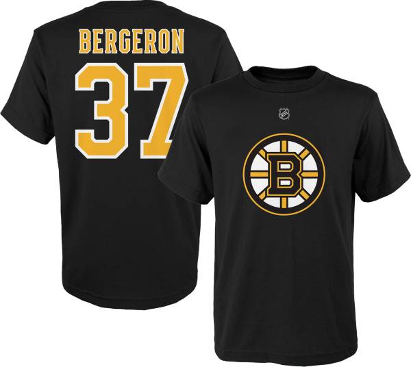 NHL Youth Boston Bruins Patrice Bergeron #37 Black Player T-Shirt product image