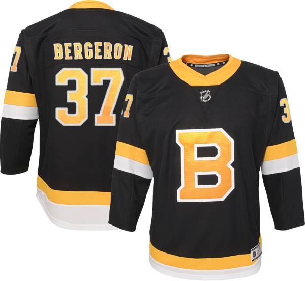 NHL Youth Boston Bruins Patrice Bergeron #37 Premier Alternate Jersey