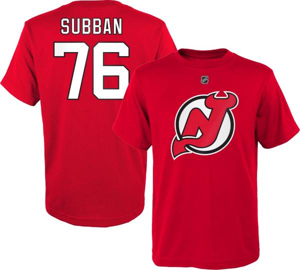 NHL Youth New Jersey Devils P.K Subban #76 Red Player T-Shirt
