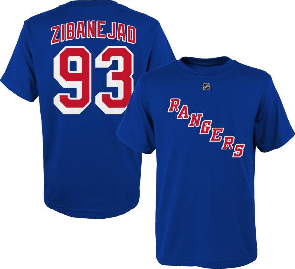 NHL Youth New York Rangers Mika Zibanejad #93 Player T-Shirt