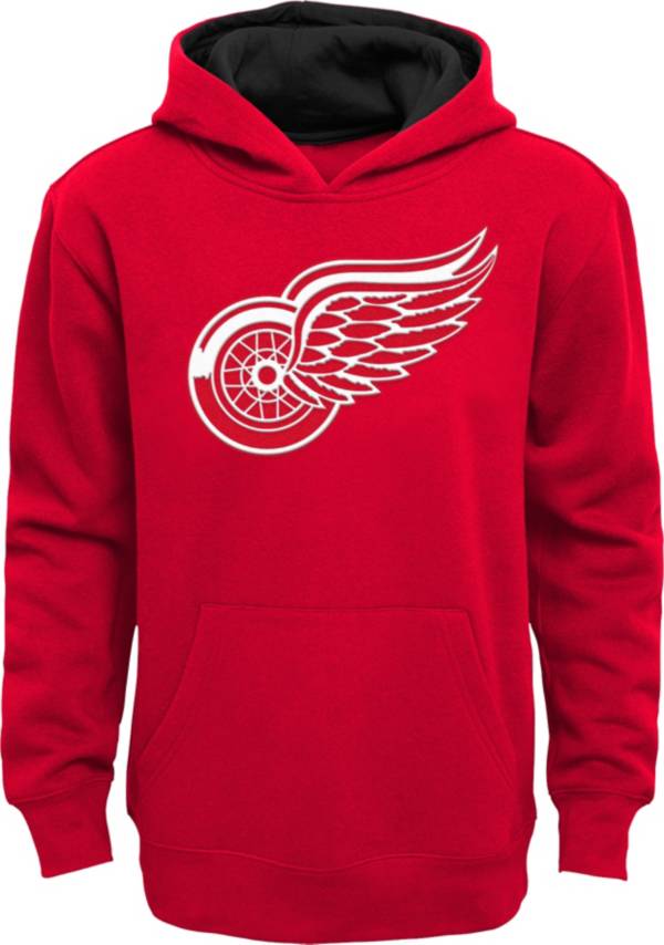 NHL Youth Detroit Red Wings Prime Fleece Red Pullover Hoodie product image