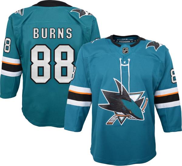 NHL Youth San Jose Sharks Brent Burns #88 Premier Home Jersey