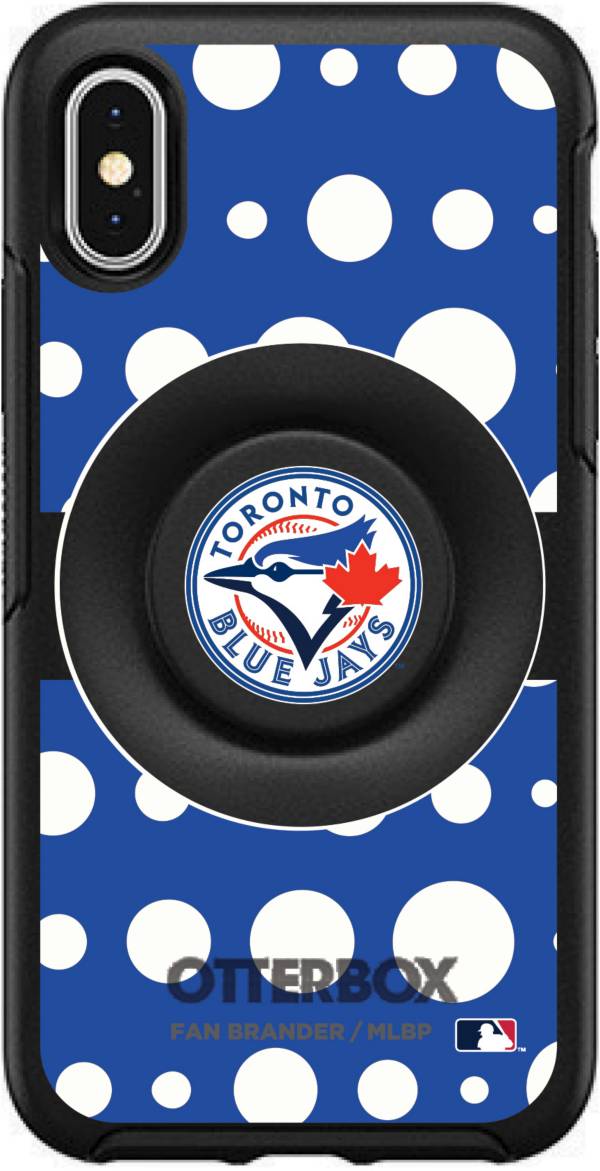 Otterbox Toronto Blue Jays Polka Dot iPhone Case with PopSocket