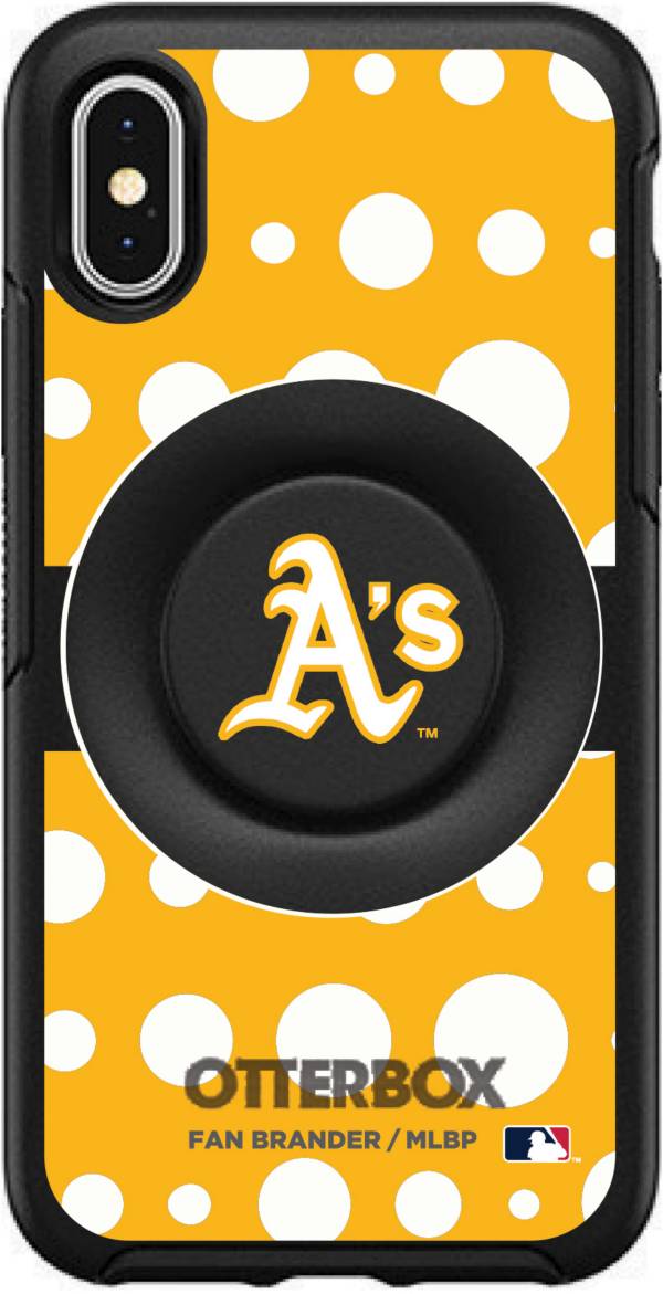 Otterbox Oakland Athletics Polka Dot iPhone Case with PopSocket