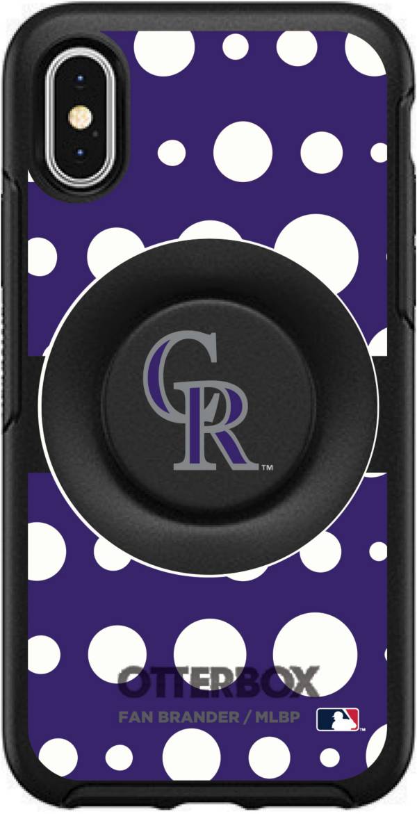 Otterbox Colorado Rockies Polka Dot iPhone Case with PopSocket