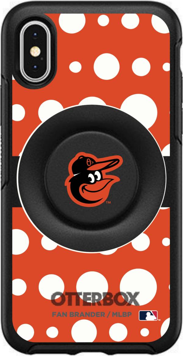 Otterbox Baltimore Orioles Polka Dot iPhone Case with PopSocket