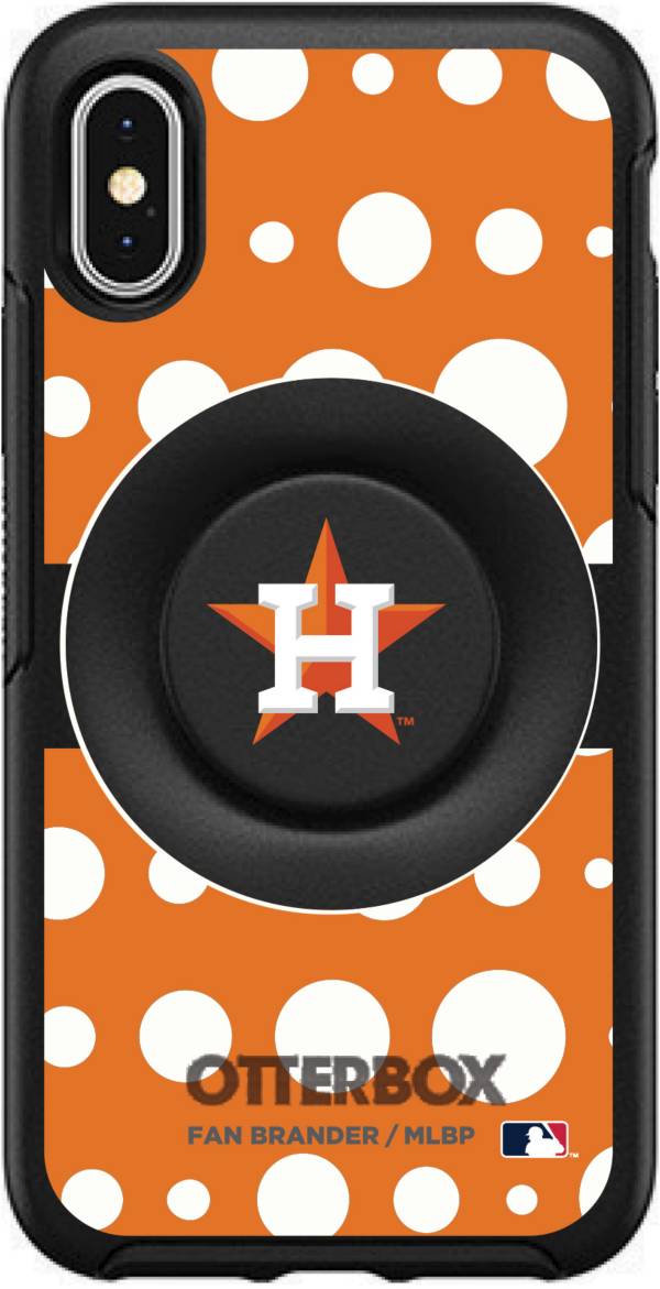 Otterbox Houston Astros Polka Dot iPhone Case with PopSocket