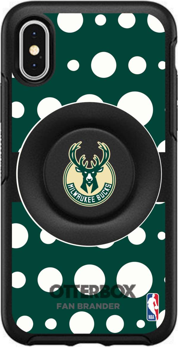 Otterbox Milwaukee Bucks Polka Dot iPhone Case with PopSocket