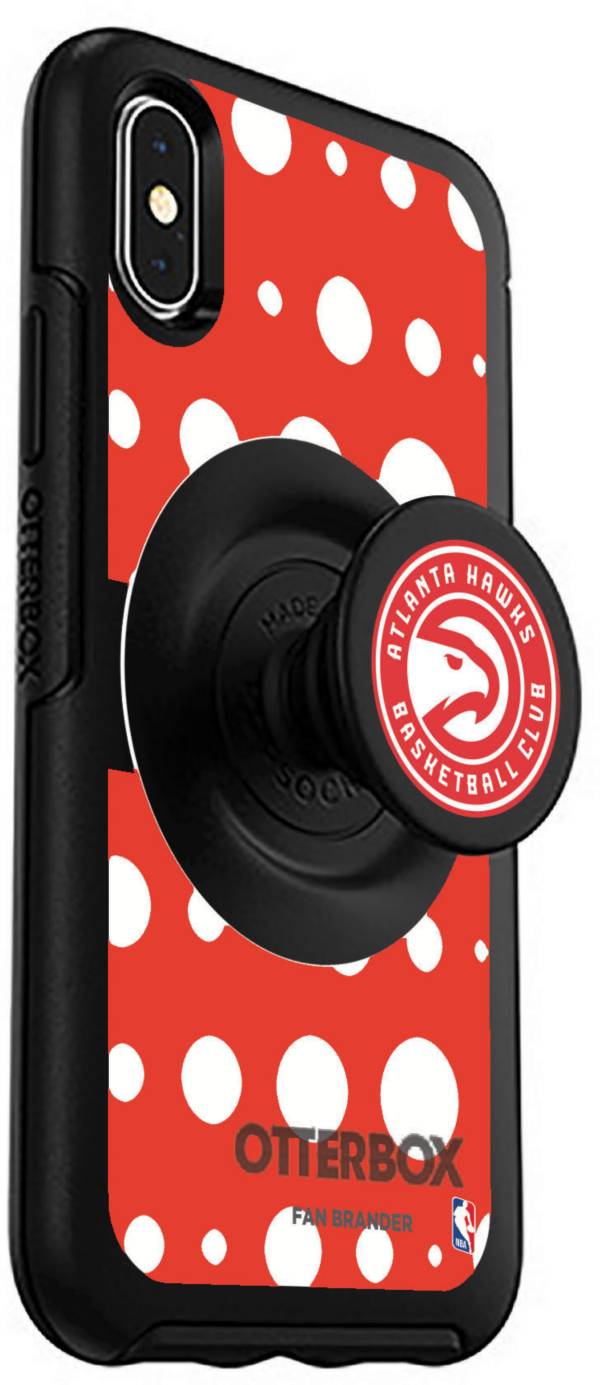 Otterbox Atlanta Hawks Polka Dot iPhone Case with PopSocket