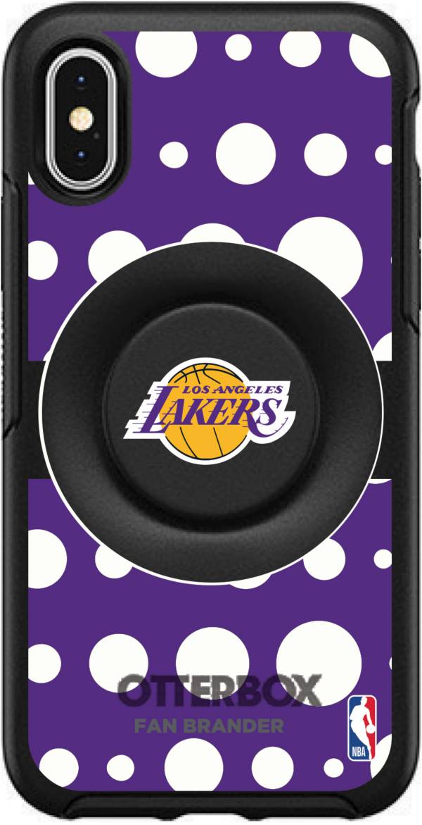 Otterbox Los Angeles Lakers Polka Dot iPhone Case with PopSocket