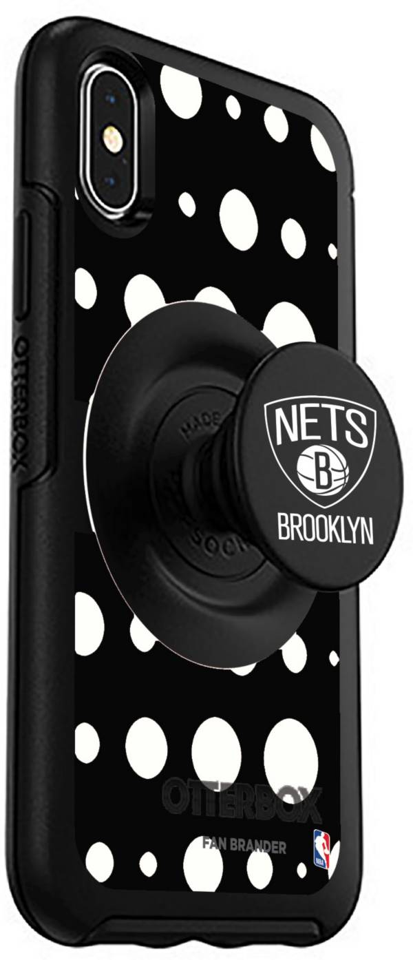 Otterbox Brooklyn Nets Polka Dot iPhone Case with PopSocket