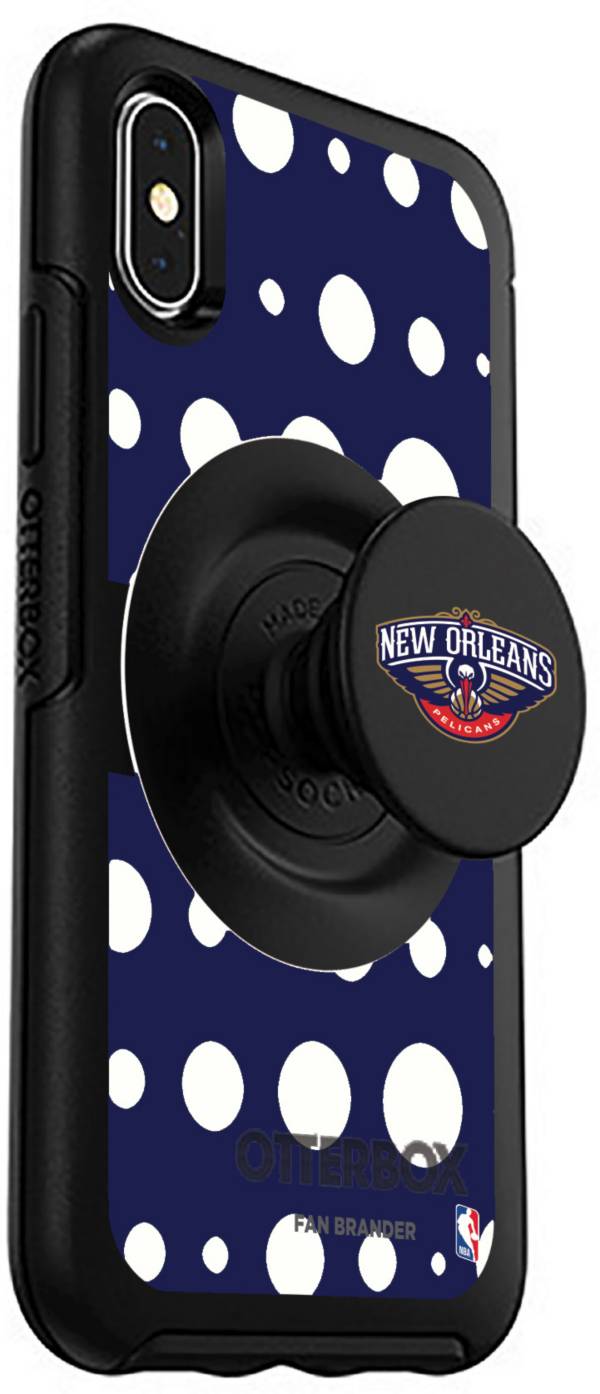 Otterbox New Orleans Pelicans Polka Dot iPhone Case with PopSocket