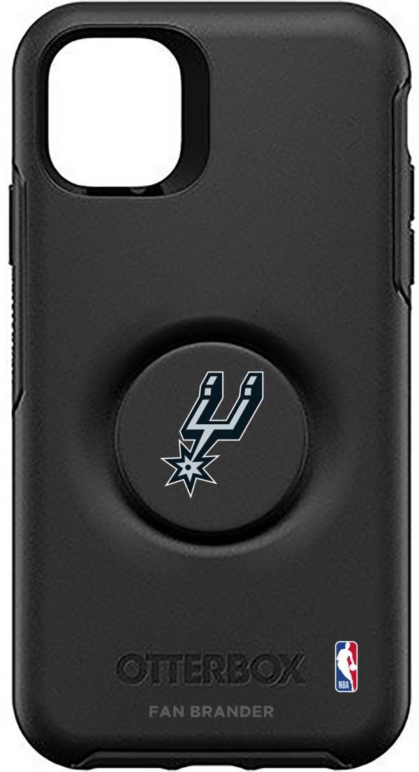 Otterbox San Antonio Spurs Black iPhone Case with PopSocket