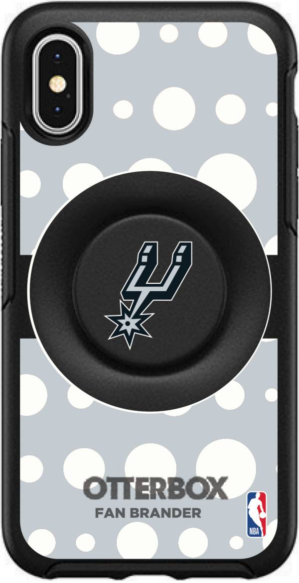 Otterbox San Antonio Spurs Polka Dot iPhone Case with PopSocket