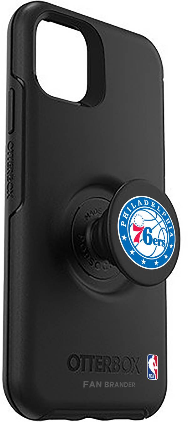 Otterbox Philadelphia 76ers Black iPhone Case with PopSocket