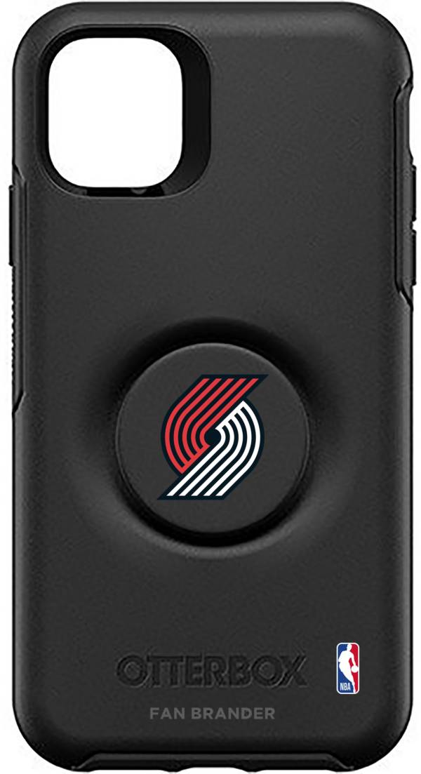 Otterbox Portland Trail Blazers Black iPhone Case with PopSocket