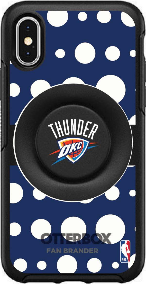 Otterbox Oklahoma City Thunder Polka Dot iPhone Case with PopSocket