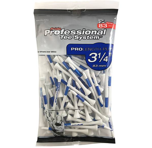 Pride Professional Tee System Performance 3.25” Golf Tees – 75-Pack product image