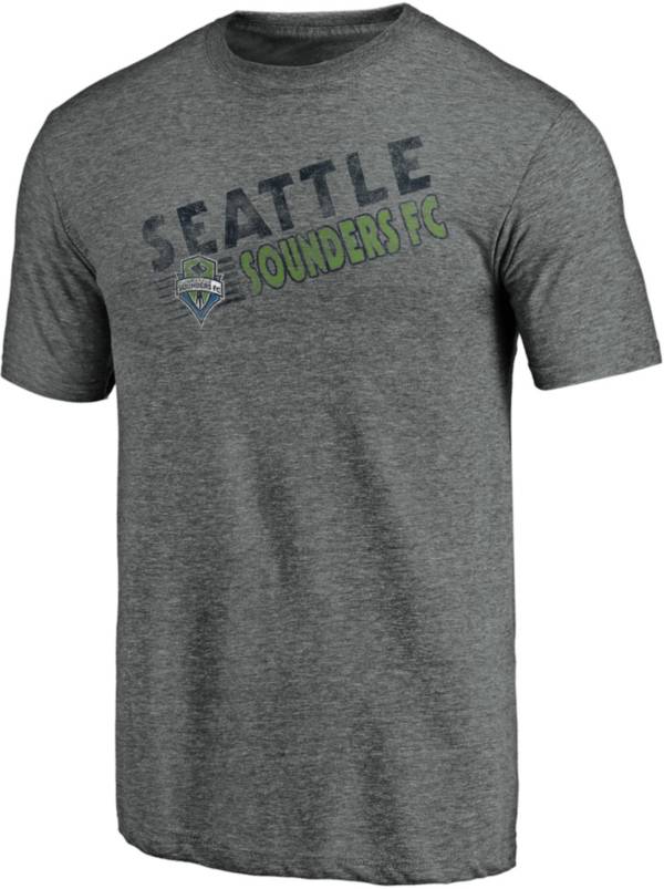 MLS Men's Seattle Sounders Retro Speed Grey Tri-Blend T-Shirt