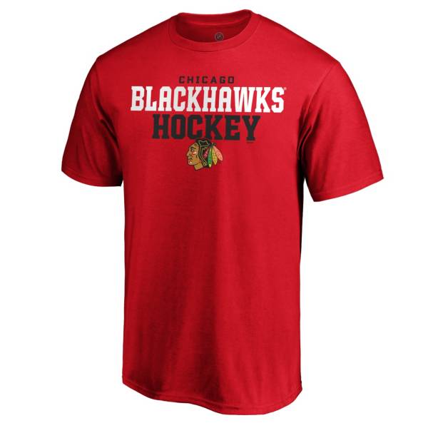 NHL Men's Chicago Blackhawks Iconic Red T-Shirt