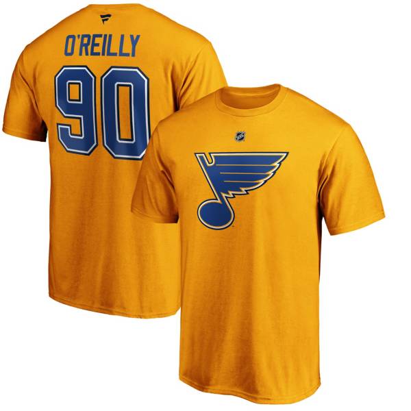 NHL Men's St. Louis Blues Ryan O'Reilly #90 Gold Player T-Shirt