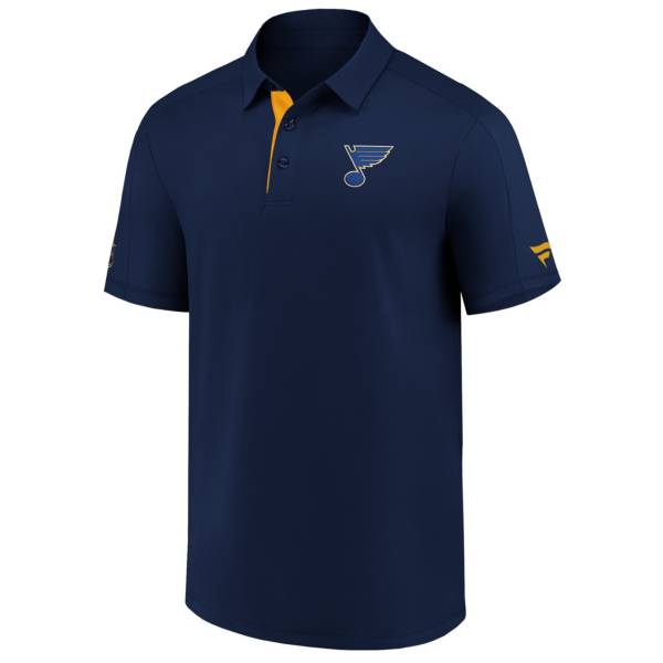 NHL Men's St. Louis Blues Travel Navy Polo product image