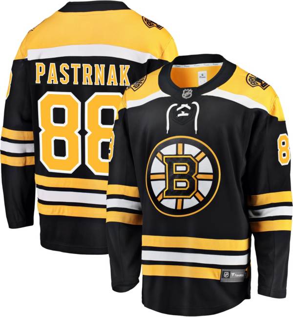 NHL Men's Boston Bruins David Pastrnak #88 Breakaway Home Replica Jersey