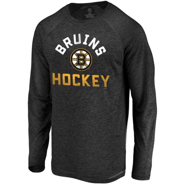 NHL Men's Boston Bruins Breezer Black Long Sleeve Shirt product image