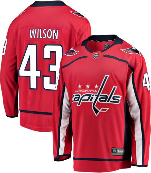 NHL Men's Washington Capitals Tom Wilson #43 Breakaway Home Replica Jersey