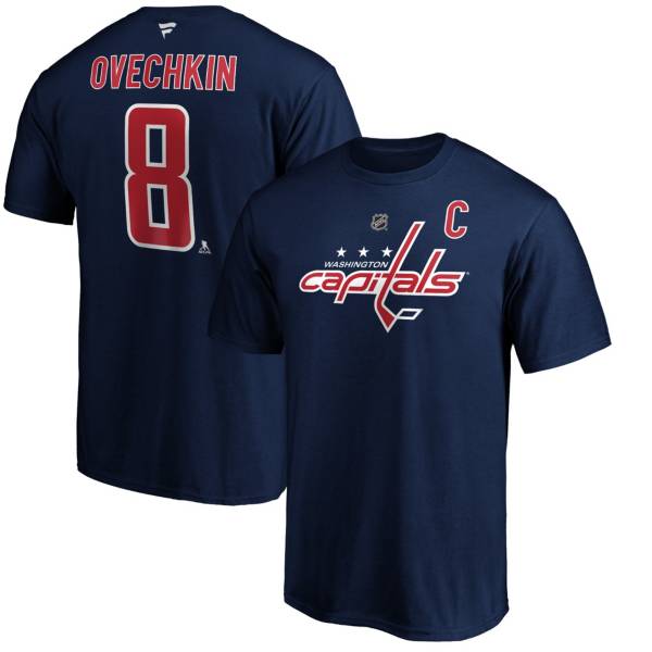 NHL Men's Washington Capitals Alexander Ovechkin #8 Navy Player T-Shirt