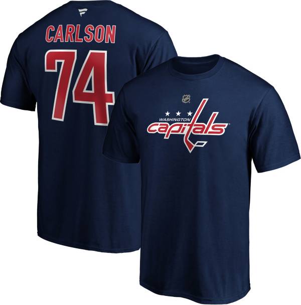 NHL Men's Washington Capitals John Carlson #74 Red Player T-Shirt