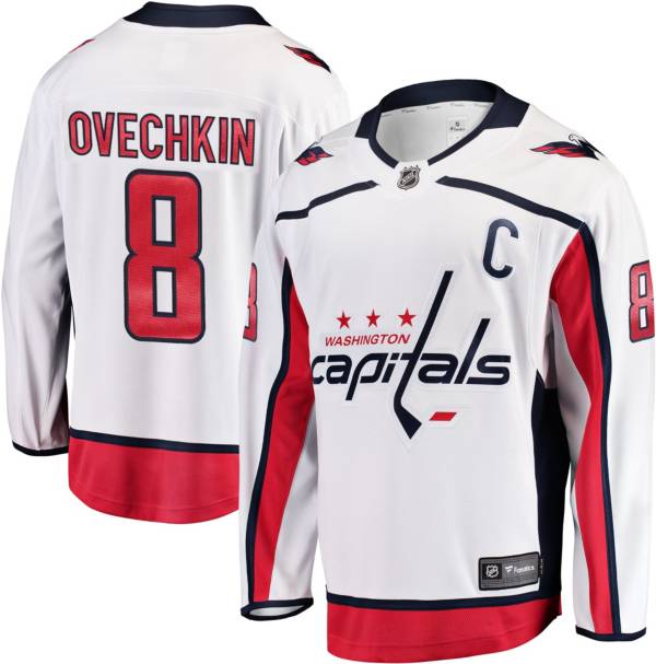 NHL Men's Washington Capitals Alexander Ovechkin #8 Breakaway Away Replica Jersey