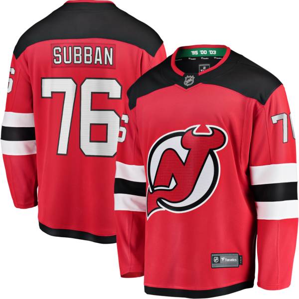 NHL Men's New Jersey Devils P.K. Subban #76 Breakaway Home Replica Jersey
