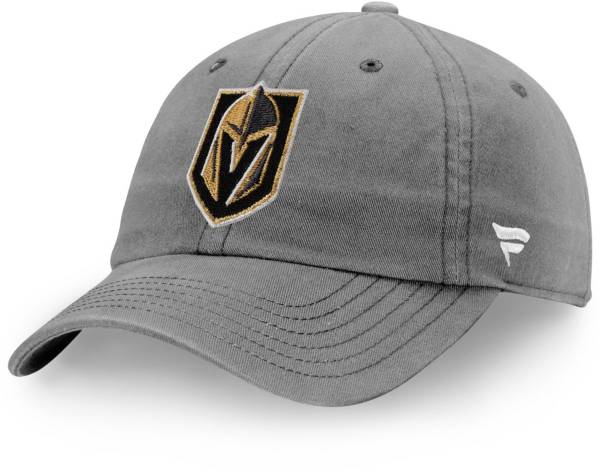 NHL Men's Vegas Golden Knights Primary Logo Grey Snapback Adjustable Hat