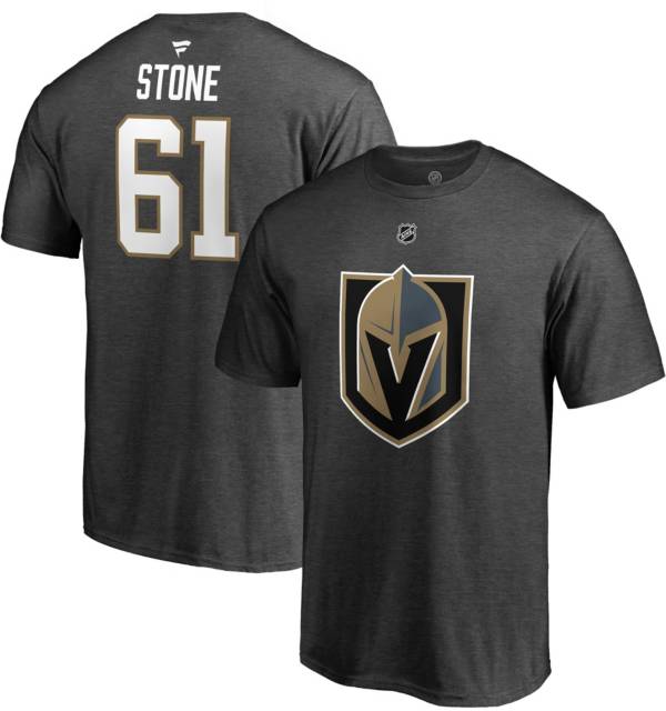 NHL Men's Vegas Golden Knights Mark Stone #61 Grey Player T-Shirt