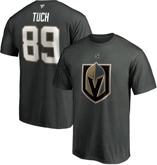 NHL Men's Vegas Golden Knights Alex Tuch #89 Heather Grey Player T-Shirt
