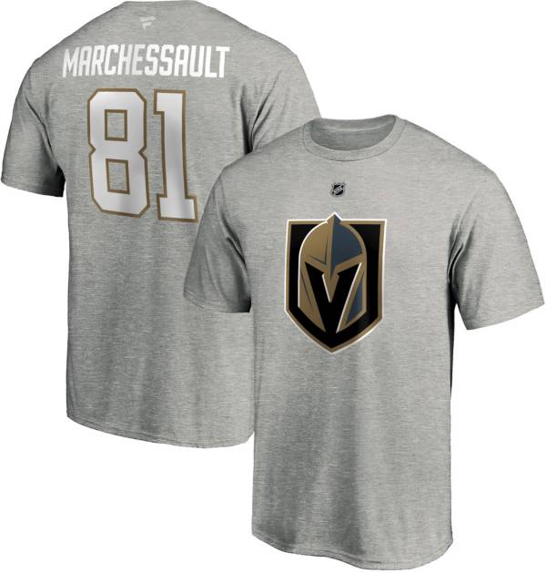 NHL Men's Vegas Golden Knights Jonathan Marchessault #81 Heather Grey Player T-Shirt