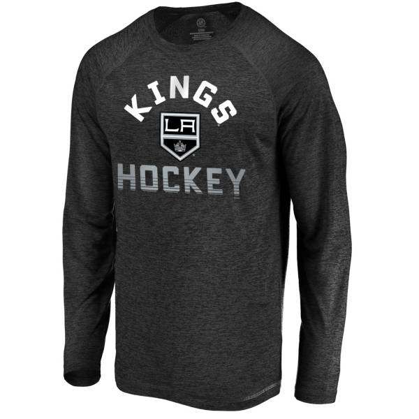 NHL Men's Los Angeles Kings Breezer Black Long Sleeve Shirt