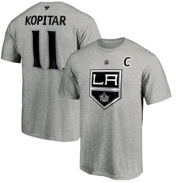 NHL Men's Los Angeles Kings Anze Kopitar #11 Grey Player T-Shirt