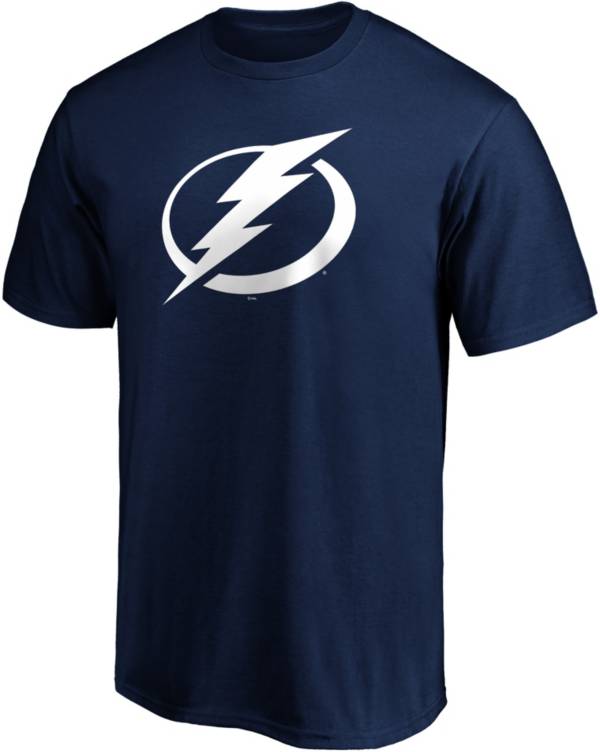 NHL Men's Tampa Bay Lightning Primary Logo Blue T-Shirt product image