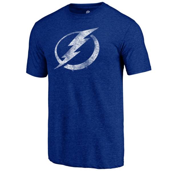 NHL Men's Tampa Bay Lightning Logo Royal T-Shirt